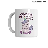 PUREZENTO You are Amazing 350 ml Coffee Mug|Coffee/Tea/ Milk Mugs with Large Handles for Men,Women,Ceramic Mug for Coffee Tea Cocoa,Easy to Clean & Hold,for Morning Coffee,Birthday,Party-thumb4