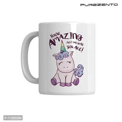 PUREZENTO You are Amazing 350 ml Coffee Mug|Coffee/Tea/ Milk Mugs with Large Handles for Men,Women,Ceramic Mug for Coffee Tea Cocoa,Easy to Clean & Hold,for Morning Coffee,Birthday,Party-thumb5