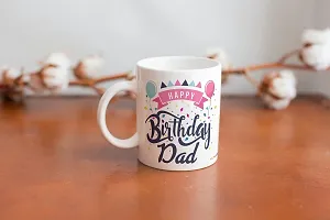 purezento Happy Birthday Dad Best Gift for Father's Birthday Ceramic Coffee Mug-thumb3