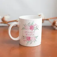 PUREZENTO?Dearest Bhiaiya Floral Design gfit for bhai on Special Occasions of raksha bandhan Ceramic Coffee Mug-thumb3