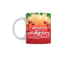 PUREZENTO Merry Christmas Printed Ceramic Coffee Tea / Milk Mug (330 ML)-Xmas Decorations, Christmas Gifts, Xmas Mugs, Christmas Presents(Pack of 1)-thumb1