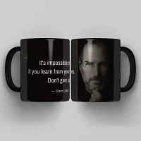 PUREZENTO Steve Jobs Words Coffee Tea / Milk Cup(Pack of 1)-thumb3