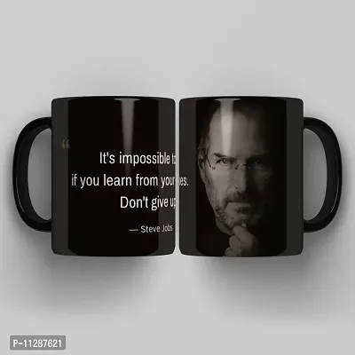 PUREZENTO Steve Jobs Words Coffee Tea / Milk Cup(Pack of 1)-thumb4