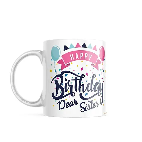 purezento Happy Birthday Gift for Birthday Ceramic Coffee Mug