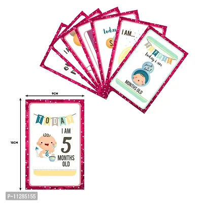PUREZENTO Baby Milestone Cards: Cute Gift for New Parents, Baby Showers, Newborns - 15 x 9 cm - Set of 26-thumb4