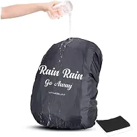 Vamsum Waterproof Backpack Rain/Dust Cover, Black Color Free Size (Rain Rain Go Away Quote)_Pack Of 2-thumb3