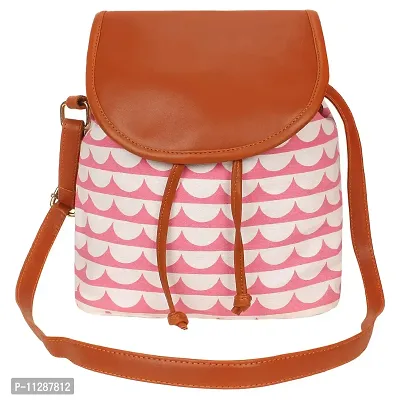 Vamsum Women's & Girls' Backpack Hangabag Sling Bag (Pink Design)