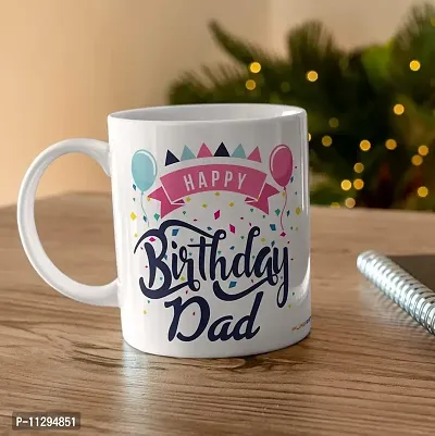 purezento Happy Birthday Dad Best Gift for Father's Birthday Ceramic Coffee Mug-thumb3