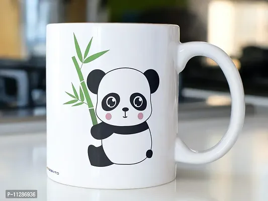 PUREZENTO Mr. Panda for Brother on Raksha bandhan / Birthday Ceramic Coffee Mug-thumb5