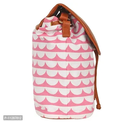 Vamsum Women's & Girls' Backpack Hangabag Sling Bag (Pink Design)-thumb4