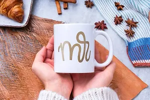 PUREZENTO Mr Mrs Couple Ceramic Tea/Coffee Mug for Valentine Day Gift for Girlfriend, Boyfriend,Husband and Wife,Friends,Anniversary,Hubby Wifey,Birthday ,Set of 2-thumb1