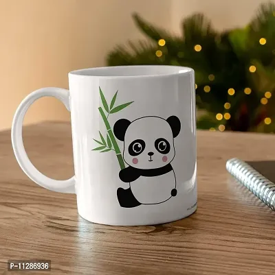 PUREZENTO Mr. Panda for Brother on Raksha bandhan / Birthday Ceramic Coffee Mug-thumb2