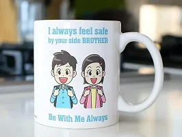 PUREZENTO?I Always Feel Safe by Your Side Brother Ceramic Coffee Mug-thumb4