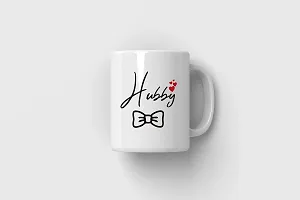 PUREZENTO ""Hubby Wifey Date Couple Ceramic Tea/Coffee Mug for Valentine Day Gift for Girlfriend, Boyfriend,Husband and Wife,Friends,Anniversary,Hubby Wifey,Birthday ,Set of 2-thumb3