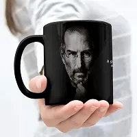 PUREZENTO Ceramic Steve Jobs Coffee Tea / Milk Cup (Multicolour)-thumb1