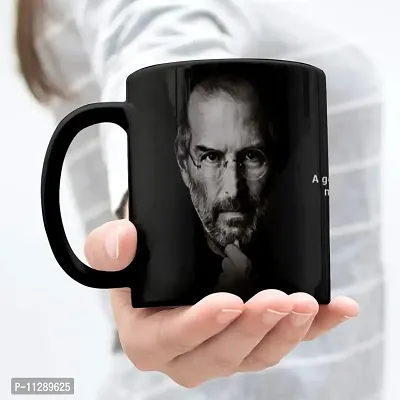 PUREZENTO Ceramic Steve Jobs Coffee Tea / Milk Cup (Multicolour)-thumb2