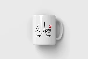 PUREZENTO ""Hubby Wifey Date Couple Ceramic Tea/Coffee Mug for Valentine Day Gift for Girlfriend, Boyfriend,Husband and Wife,Friends,Anniversary,Hubby Wifey,Birthday ,Set of 2-thumb4