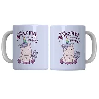 PUREZENTO You are Amazing Coffee Tea/Milk Cup for Valentine Day Gifts/Sister/Brother/Hubby, 350ML (Pack of 1)-thumb3