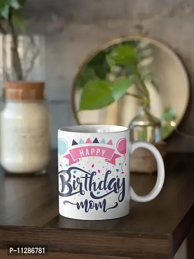 purezento Happy Birthday Dear Mom Best Gift for Mom's Birthday. Ceramic Coffee Mug-thumb2