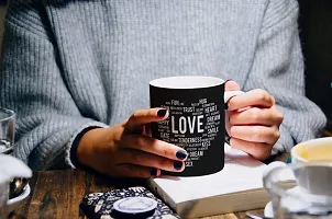 PUREZENTO Love Words Ceramic Coffee Cup-thumb2