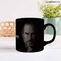 PUREZENTO Ceramic Steve Jobs Coffee Cup (Multicolour, 350ML)-thumb2