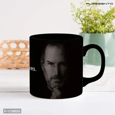 PUREZENTO Ceramic Steve Jobs Coffee Cup (Multicolour, 350ML)-thumb3