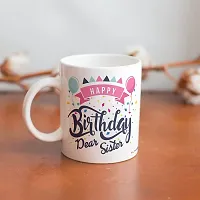 purezento Happy Birthday Dear Sis Best Gift for Sister's Birthday. Ceramic Coffee Mug-thumb4