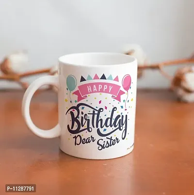 purezento Happy Birthday Dear Sis Best Gift for Sister's Birthday. Ceramic Coffee Mug-thumb5