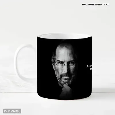 PUREZENTO Steve Jobs Ceramic Coffee Cup (Multicolor)-thumb5