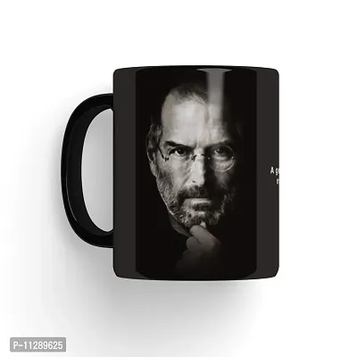 PUREZENTO Ceramic Steve Jobs Coffee Tea / Milk Cup (Multicolour)-thumb5