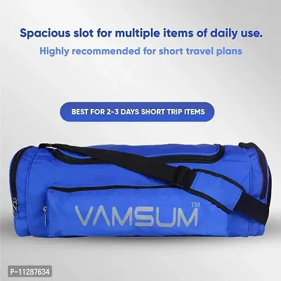 Vamsum Men's and Women's Rio Fit Sports Light Weight Fabric Waterproof Duffle Bag-thumb3