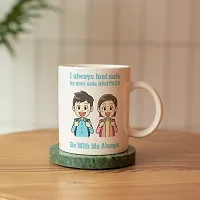 PUREZENTO?I Always Feel Safe by Your Side Brother Ceramic Coffee Mug-thumb2