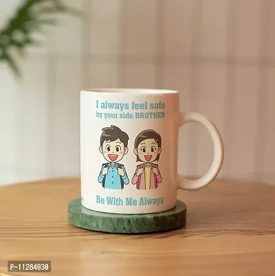 PUREZENTO?I Always Feel Safe by Your Side Brother Ceramic Coffee Mug-thumb3