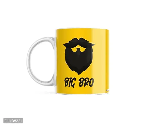 PUREZENTO?Big Bro Special Designed Mug Big Brother/ raksha bandhan/Birthday Ceramic Coffee Mug-thumb0