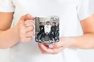 PUREZENTO Ceramic BTS Boys Bangtan Music Brand Kpop Printed Coffee Tea/Milk Mug (White, 350ml)-thumb2