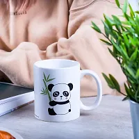 PUREZENTOMr. Panda & Miss Panda Gift for Brother Sister on Rakhsa Bandhan Ceramic Coffee Mug-thumb4