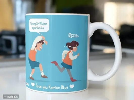 PUREZENTO?Happy Raksha Bandhan Gift for Every Brother Sister Love Ceramic Coffee Mug-thumb5