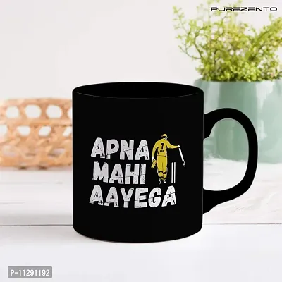 PUREZENTO Ceramic Apna Mahi Aayega Coffee Tea /Milk Cup-thumb2