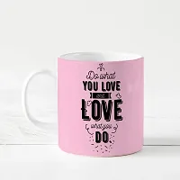 PUREZENTO Do What You Love & Love What You Do Coffee Tea / Milk Cup-thumb4