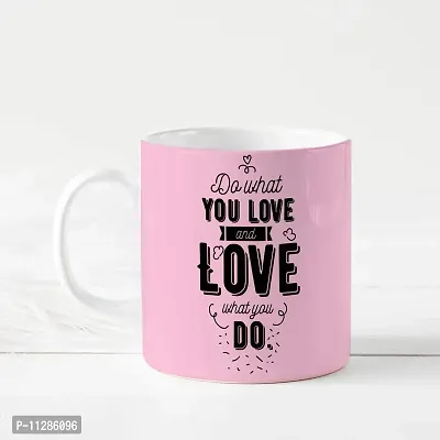 PUREZENTO Do What You Love & Love What You Do Coffee Tea / Milk Cup-thumb5