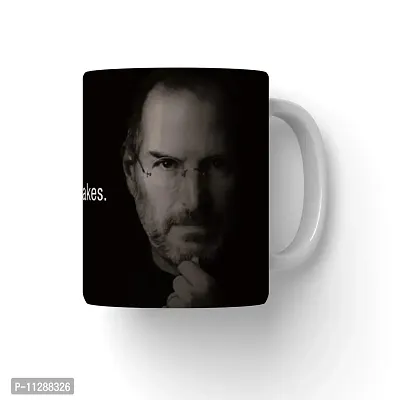 PUREZENTO Steve Jobs Coffee Tea / Milk Cup(Pack of 1)