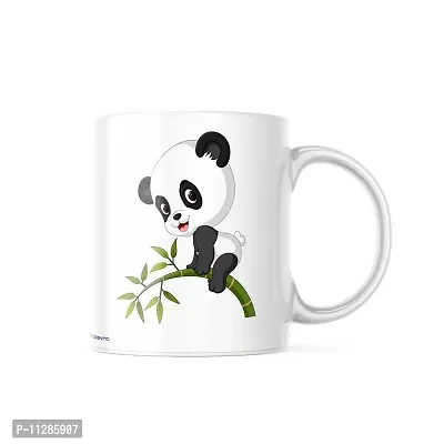 PUREZENTO?Miss Panda Design for Sister on Raksha bandhan / Birhtday Ceramic Coffee Mug-thumb0