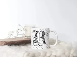 PUREZENTO Alphabet R Ceramic Mug (Pack of 1)| C Handle |-thumb4