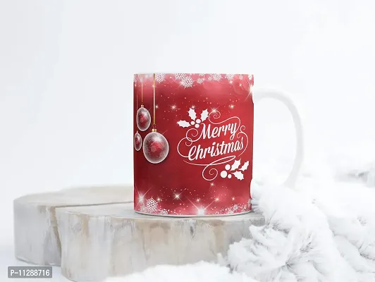 PUREZENTO Merry Christmas Printed Ceramic Coffee Tea / Milk Mug (330 ML)-Xmas Decorations, Christmas Gifts, Xmas Mugs, Christmas Presents(Pack of 1)-thumb4