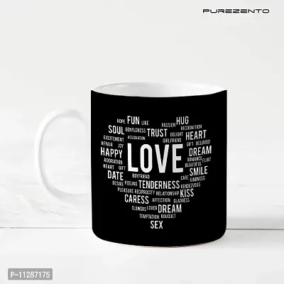 PUREZENTO Love Words Ceramic Coffee Cup-thumb4