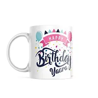 purezento Happy Birthday Yaara Best Gift for Friend's Birthday. Ceramic Coffee Mug-thumb2