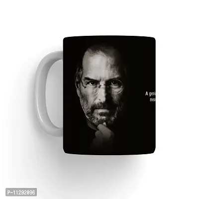 PUREZENTO Steve Jobs Ceramic Coffee Cup (Multicolor)-thumb2