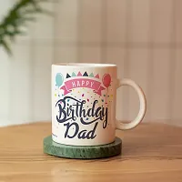 purezento Happy Birthday Dad Best Gift for Father's Birthday Ceramic Coffee Mug-thumb1