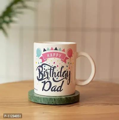 purezento Happy Birthday Dad Best Gift for Father's Birthday Ceramic Coffee Mug-thumb2