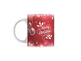 PUREZENTO Merry Christmas Printed Ceramic Coffee Tea / Milk Mug (330 ML)-Xmas Decorations, Christmas Gifts, Xmas Mugs, Christmas Presents(Pack of 1)-thumb1